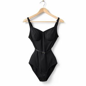 Freya Black Underwire One Piece Swimsuit US 32E UK 32E Supportive